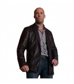 Wild Card Jason Statham (Nick Escalante) Black Leather Jacket
